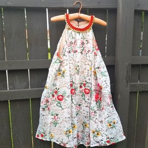 NWT Belle Badgley Mischka Floral Print Dress Size 14